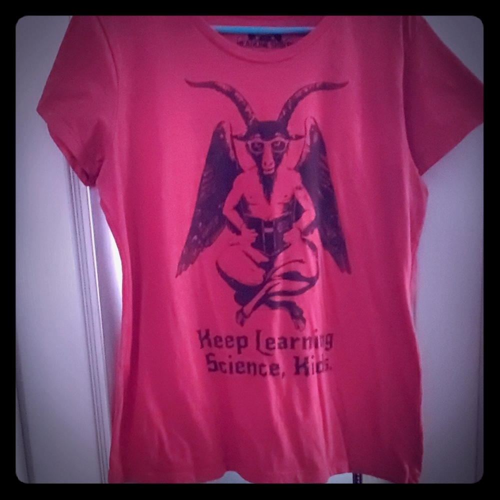 Red baphomet shirt